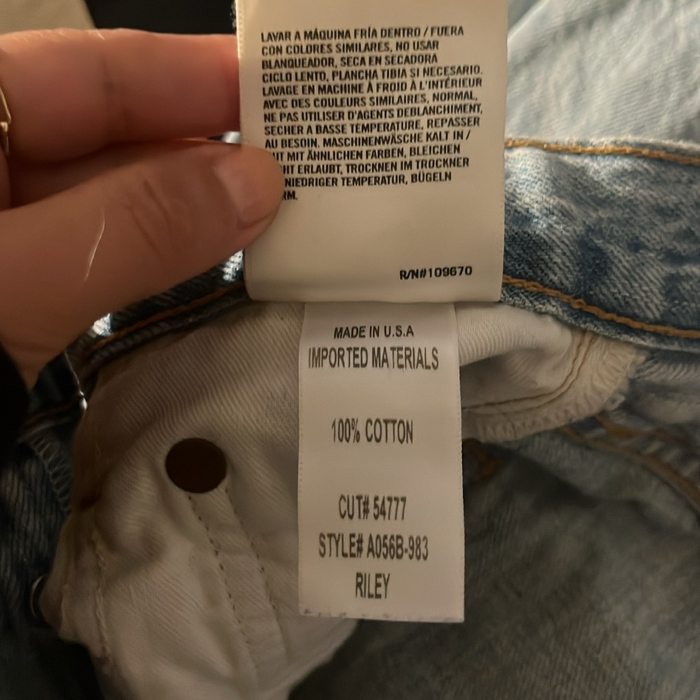 Agolde Riley crop denim - Picture 5 of 7